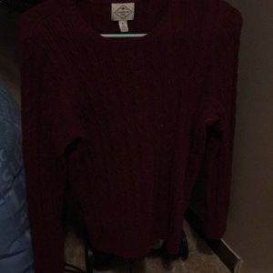 Cute red cardigan, petite large
